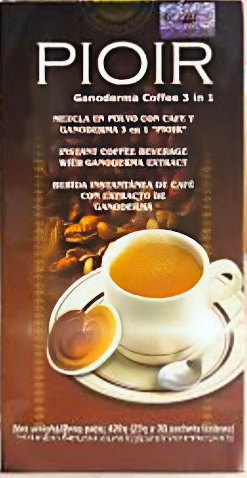 Empaque de café PIOIR Ganoderma Coffee 3 en 1